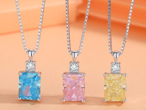 S925 Sterling Silver Perfume Bottle Necklace For Women