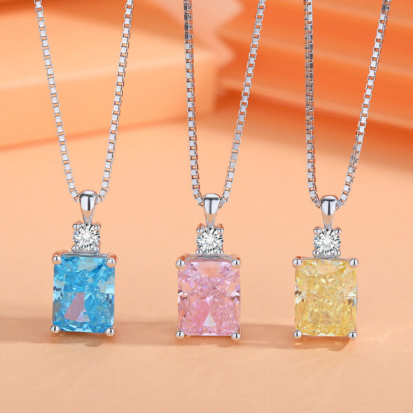 S925 Sterling Silver Perfume Bottle Necklace For Women