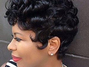 European And American Short Curly Hair Wig Chemical Fiber Headgear