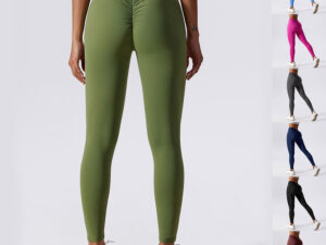 Slim Yoga Fitness Pants Breathable Quick-drying Leggings Peach Hip Lifting Trousers For Women Clothing