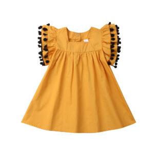BABYNBEAUTY-Where Cuteness Meets Radiance for Your Little one - BabynBeauty 96 Children Newborn Clothing Sleeveless Kids Girls Dress