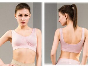 3pcs  Set Genie Bra With Removable Pads Two-double Vest Body Shaper Push Up Breast