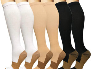 Copper Fiber Long Tube Compression Socks
