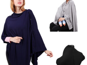 Button breastfeeding scarf shawl baby care towel car cover towel multi-function breastfeeding towel nursing scarf