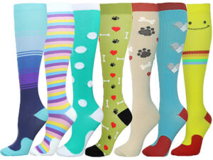 Outdoor Cycling Running Breathable Tube Socks Sports Compression Socks