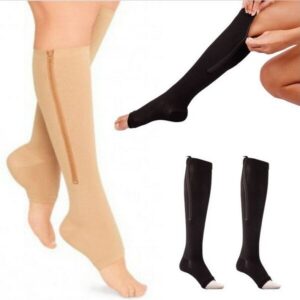 BABYNBEAUTY-Where Cuteness Meets Radiance for Your Little one - BabynBeauty 260 Plastic Calf Yoga Socks Compression Zipper Socks