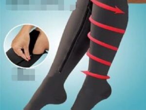 Pressure exposed toe compression socks