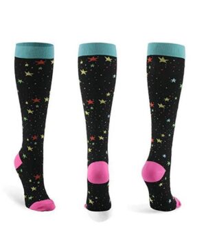 BABYNBEAUTY-Where Cuteness Meets Radiance for Your Little one - BabynBeauty 263 Jacquard Compression Socks, Running Basketball Sports Socks