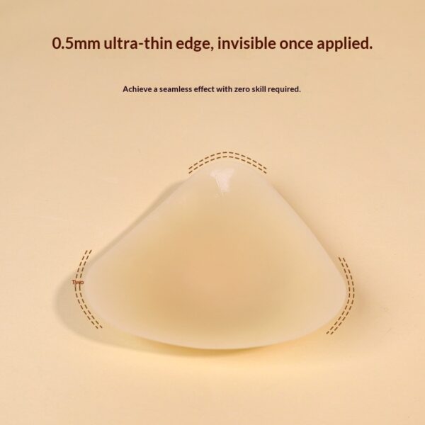 Triangular Solid Silicone Breast Pads For Womens Swimwear To Prevent Unsightly Bulges