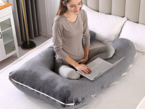 Straight Leg Conjoined U-shaped Pregnancy Pillow Crystal Velvet