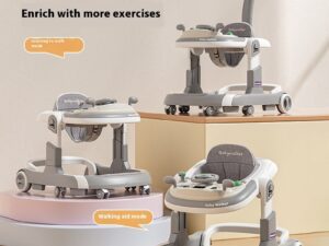 Baby Walker Lightweight Folding Multifunctional Anti-rollover