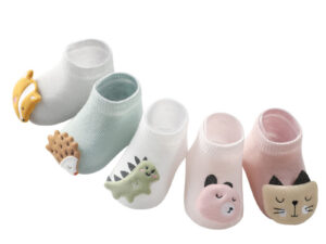 Dispensing non-slip baby toddler socks