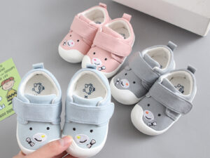 Baby Toddler Shoes Small Cloth Shoes Cute Cartoon Embroidery