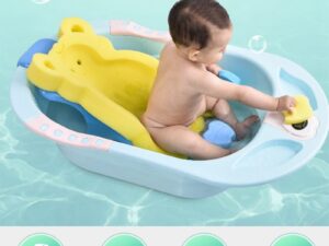 Baby Shower Bath Tub Pad Non-Slip Bathtub Seat Support Mat Newborn Safety Bath Mat