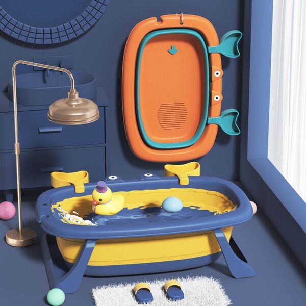 MOMS & MATERNITY 84 Baby Bathtub Foldable Bathtub Newborn Products