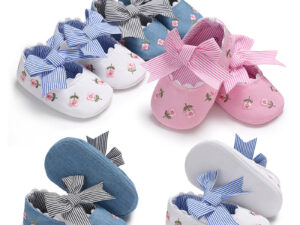 BABYNBEAUTY-Where Cuteness Meets Radiance for Your Little one - BabynBeauty 136 Bowknot Baby Shoes Girl Toddler Anti-Slip Shoe