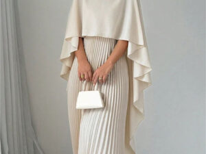 Women's Loose Batwing Sleeve Dress Fashion Casual Mid-Length Summer Dresses