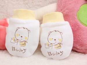Cartoon Anti-scratch Face Gloves For Baby Products