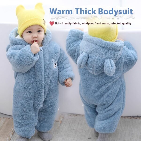 Baby Thickened Warm Jumpsuit Newborn Rompers